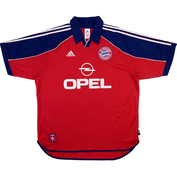 Authentic Camiseta Bayern 1ª Retro 1999 2001 Rojo